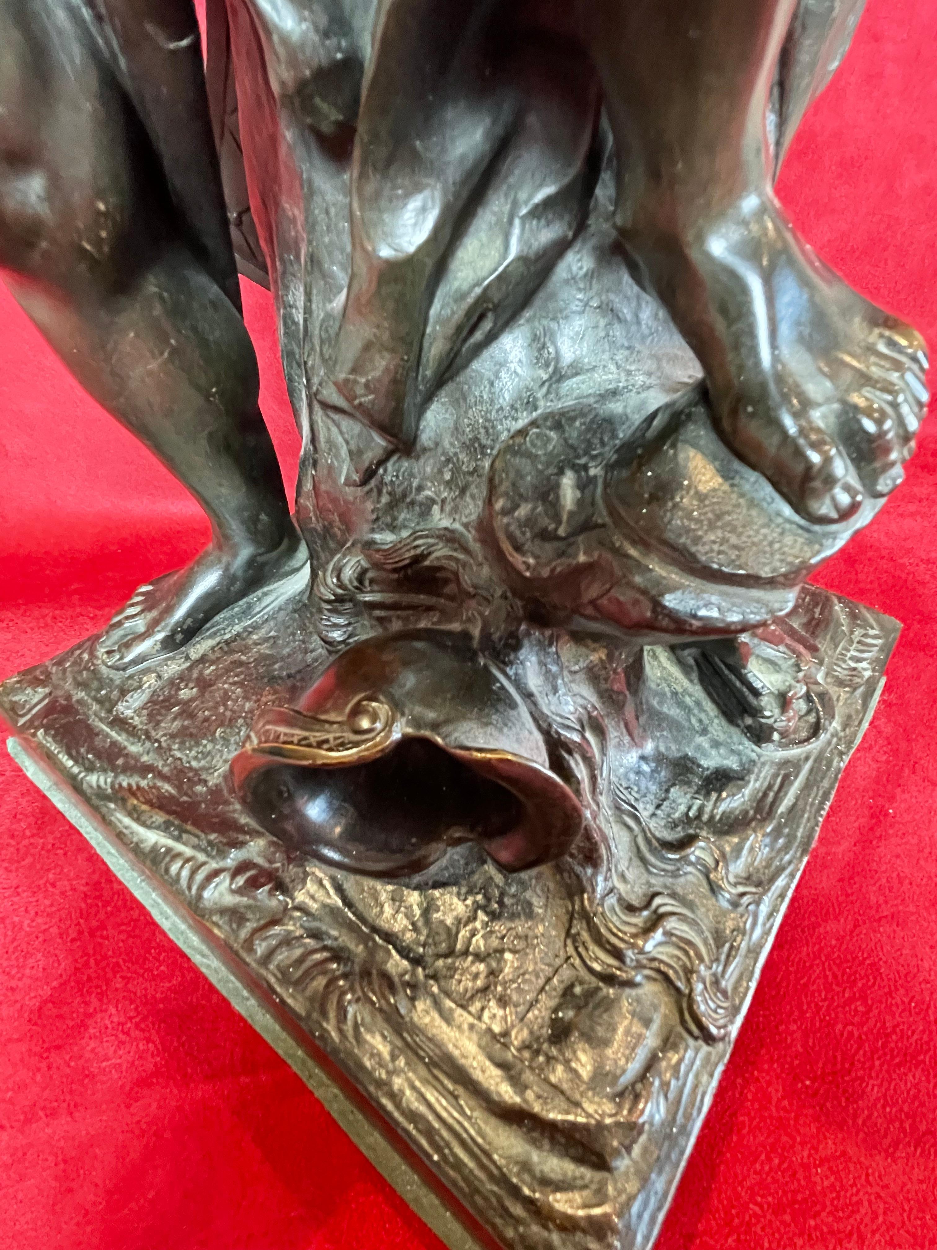 Jacques Bousseau, Bronze, Ulysses Tending the Bow, 19ème siècle en vente 10