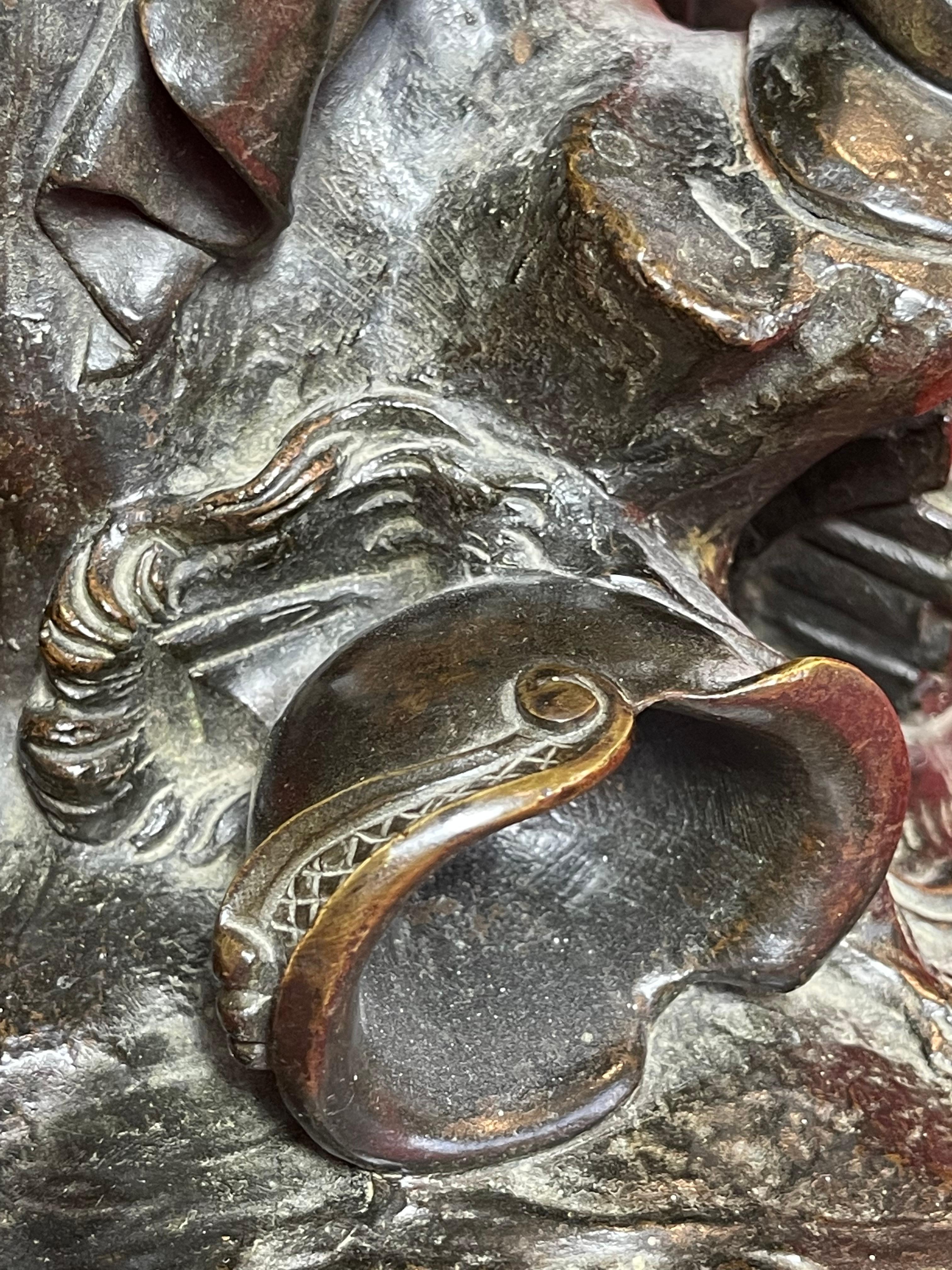 XIXe siècle Jacques Bousseau, Bronze, Ulysses Tending the Bow, 19ème siècle en vente