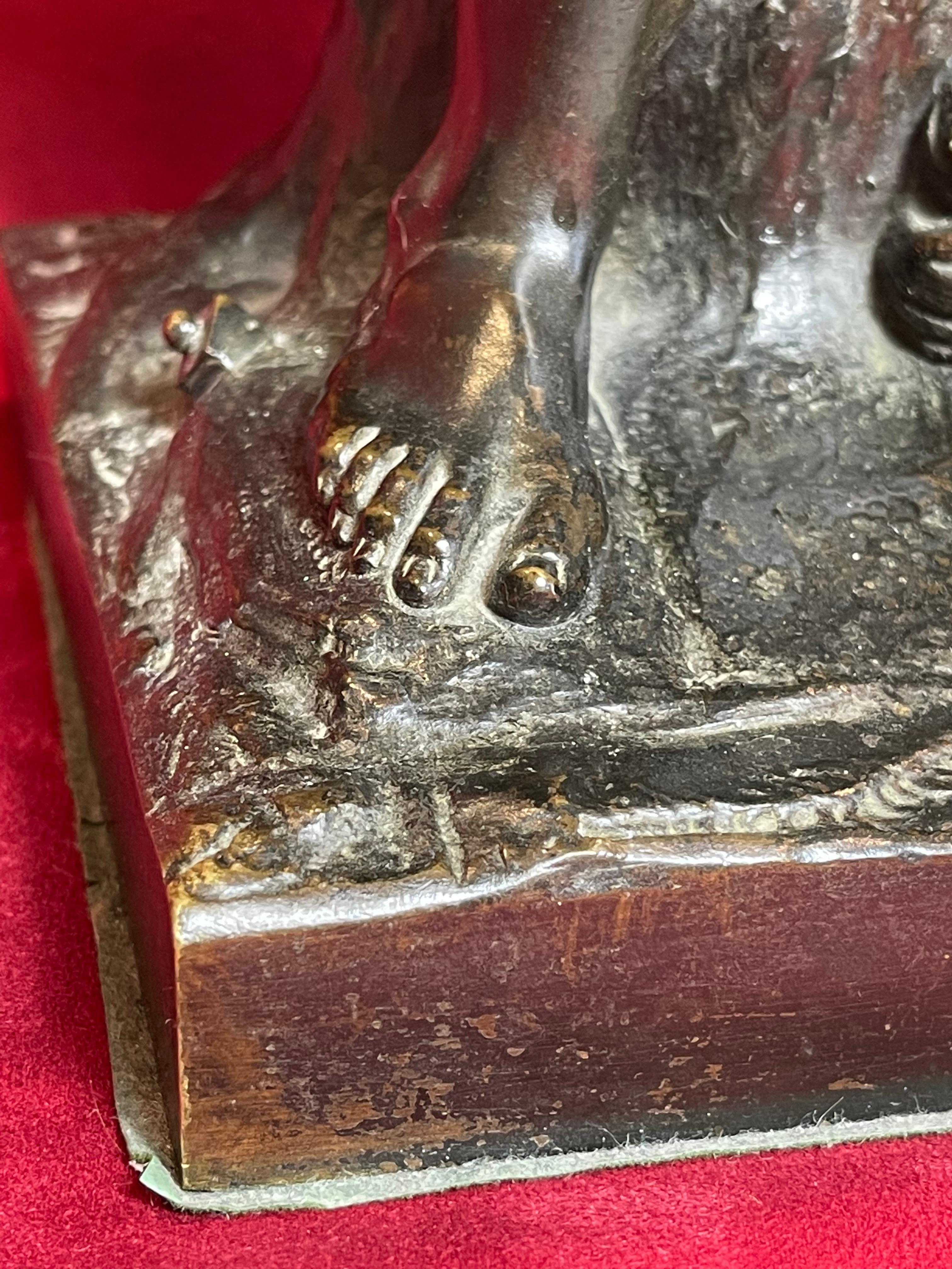 Jacques Bousseau, Bronze, Ulysses Tending the Bow, 19ème siècle en vente 1