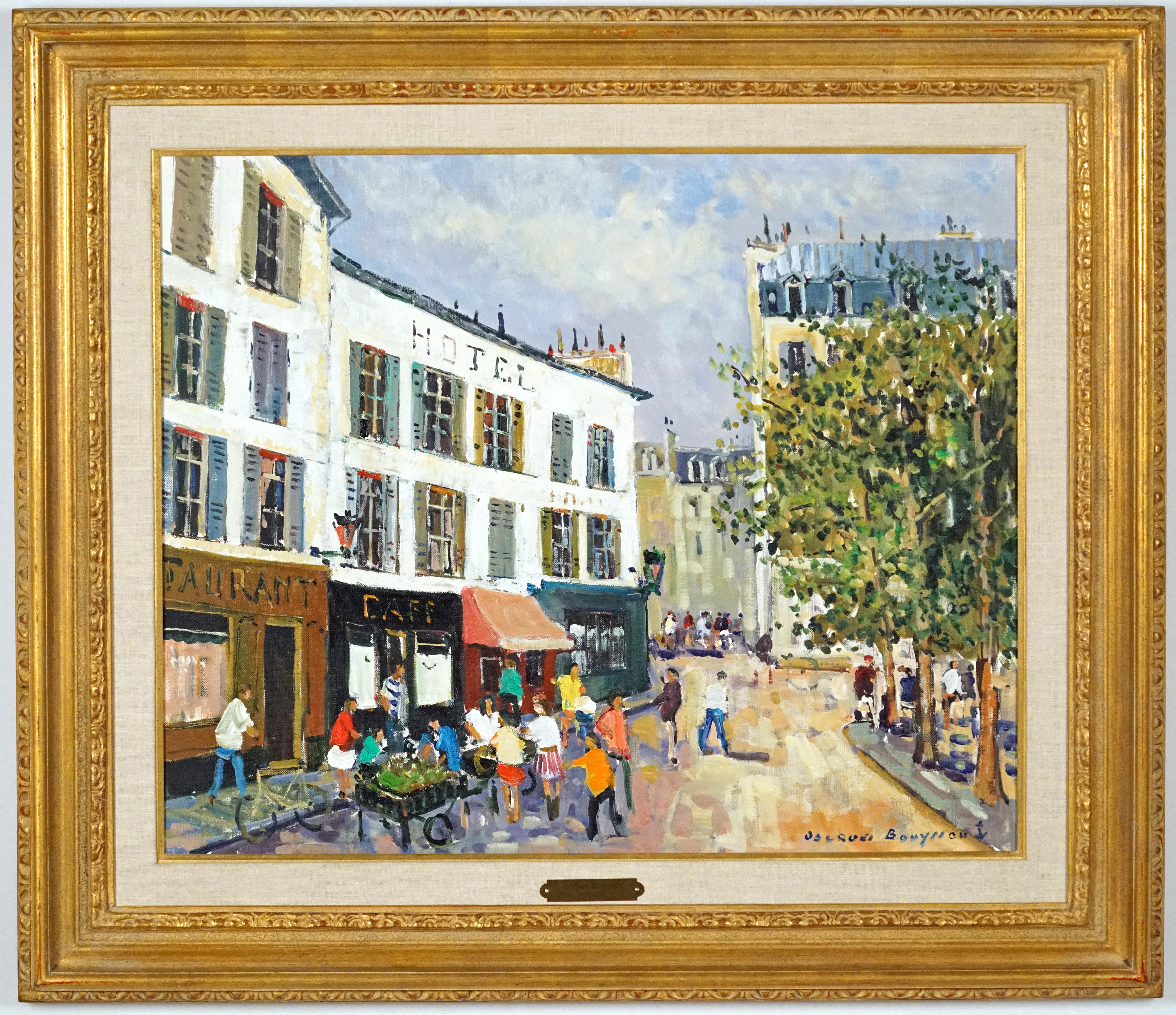 Hotel de Ville, Paris  - Painting by Jacques Bouyssou