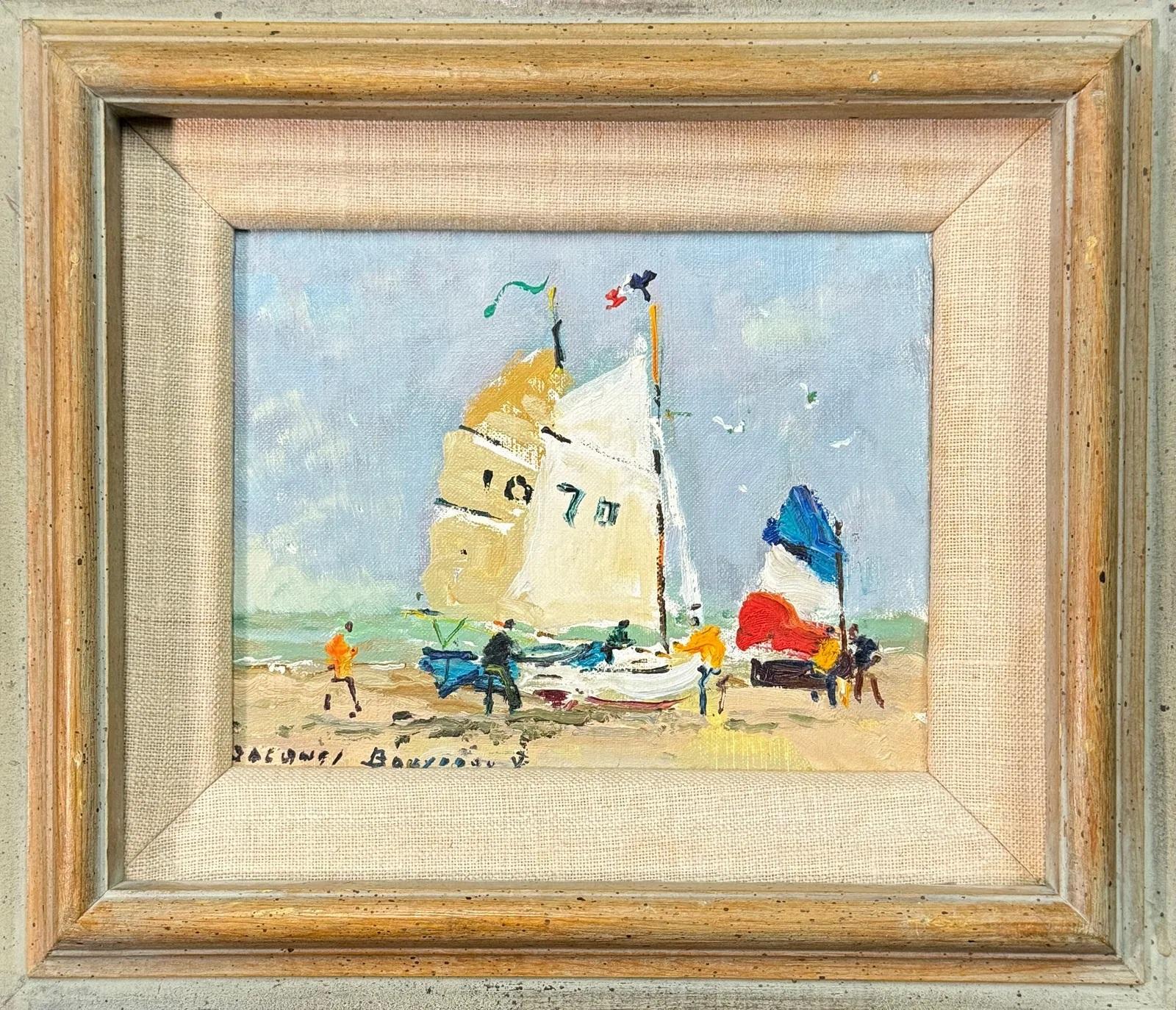 Les Voiles - Painting Postimpressionismo di Jacques Bouyssou
