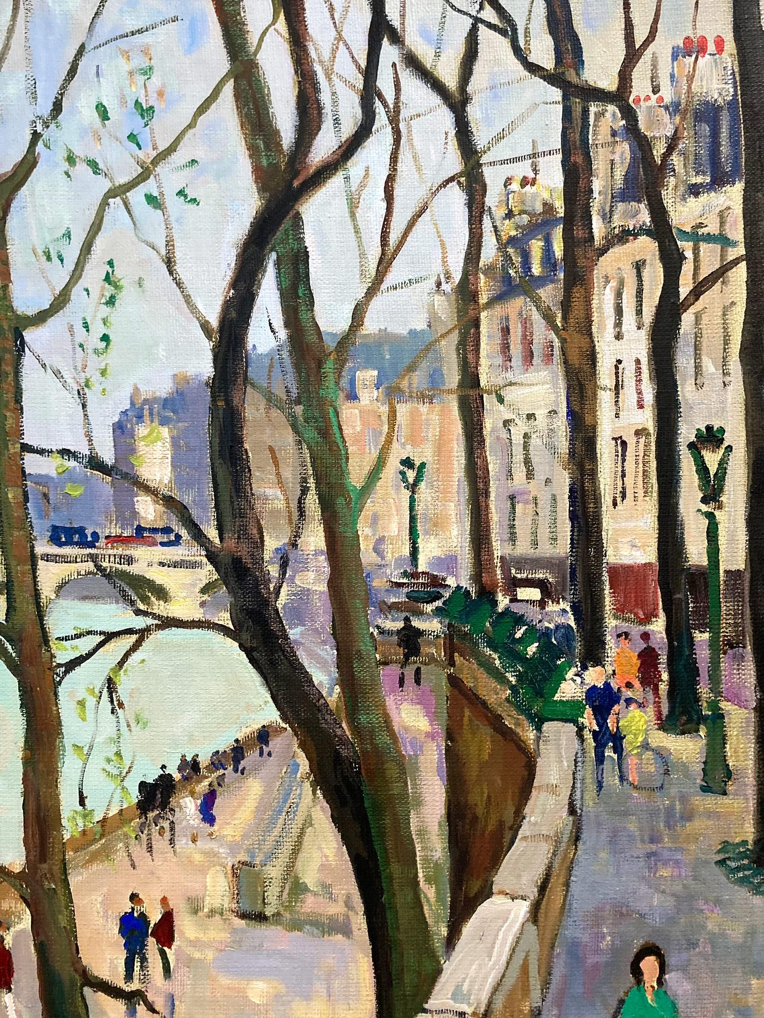 A stunning depiction of a lively scene in Paris 