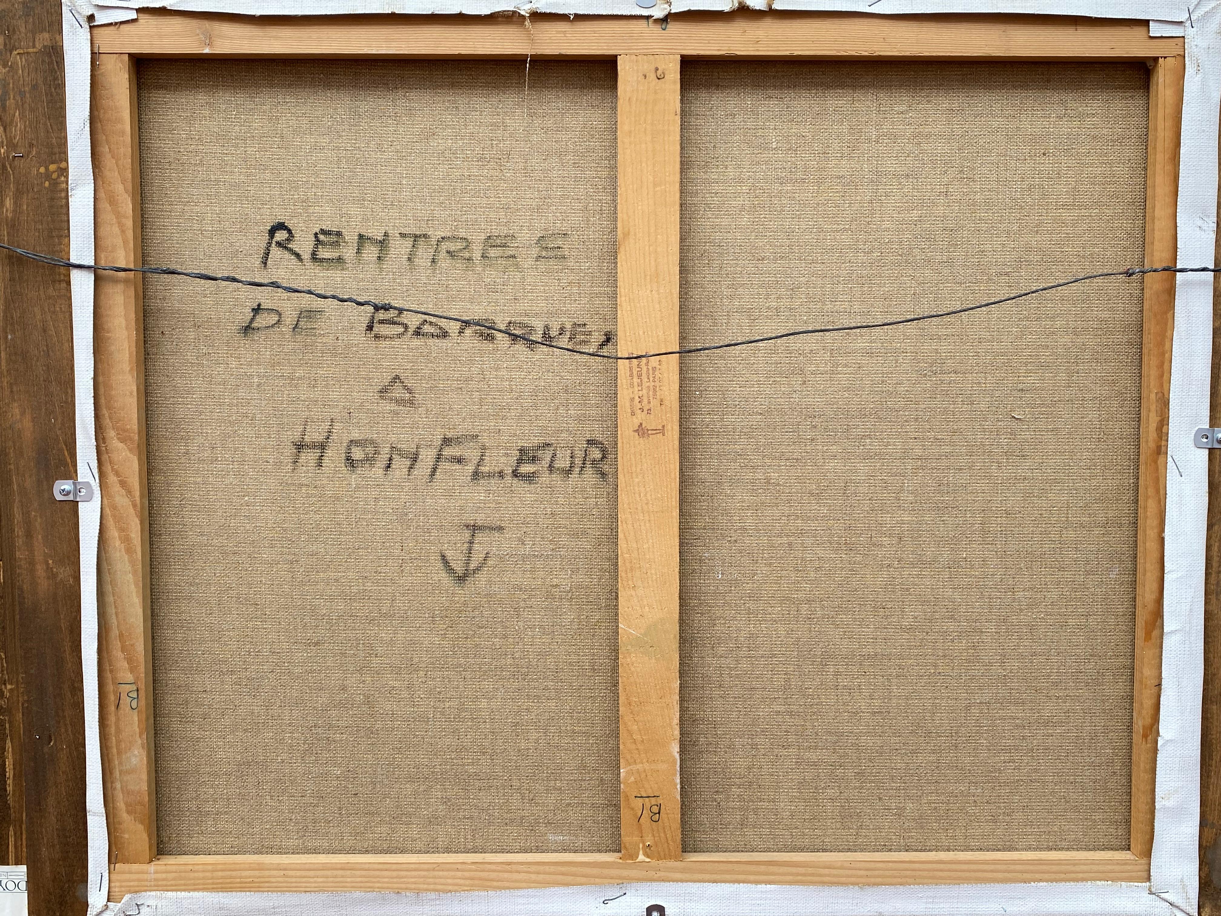 “Return of Sailboats to Honfleur” 6