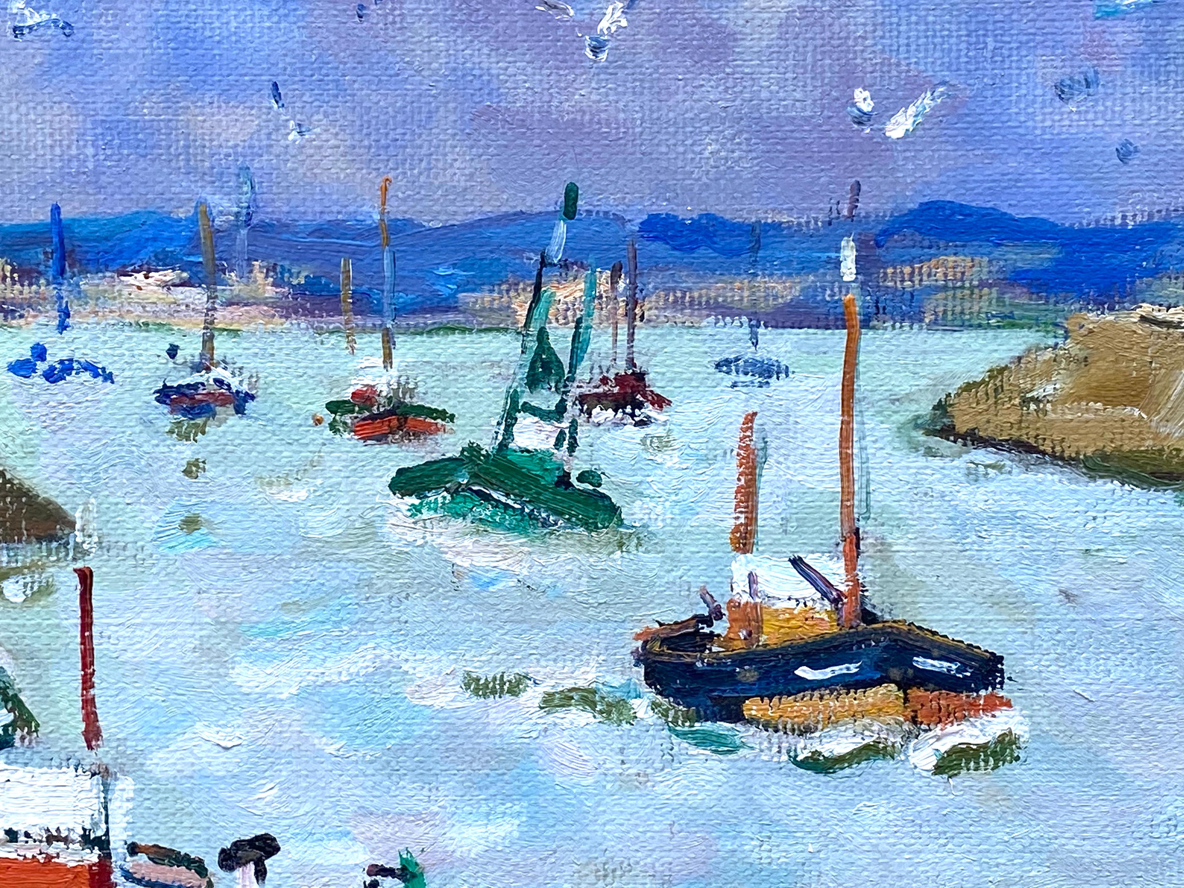 “Return of Sailboats to Honfleur” 4