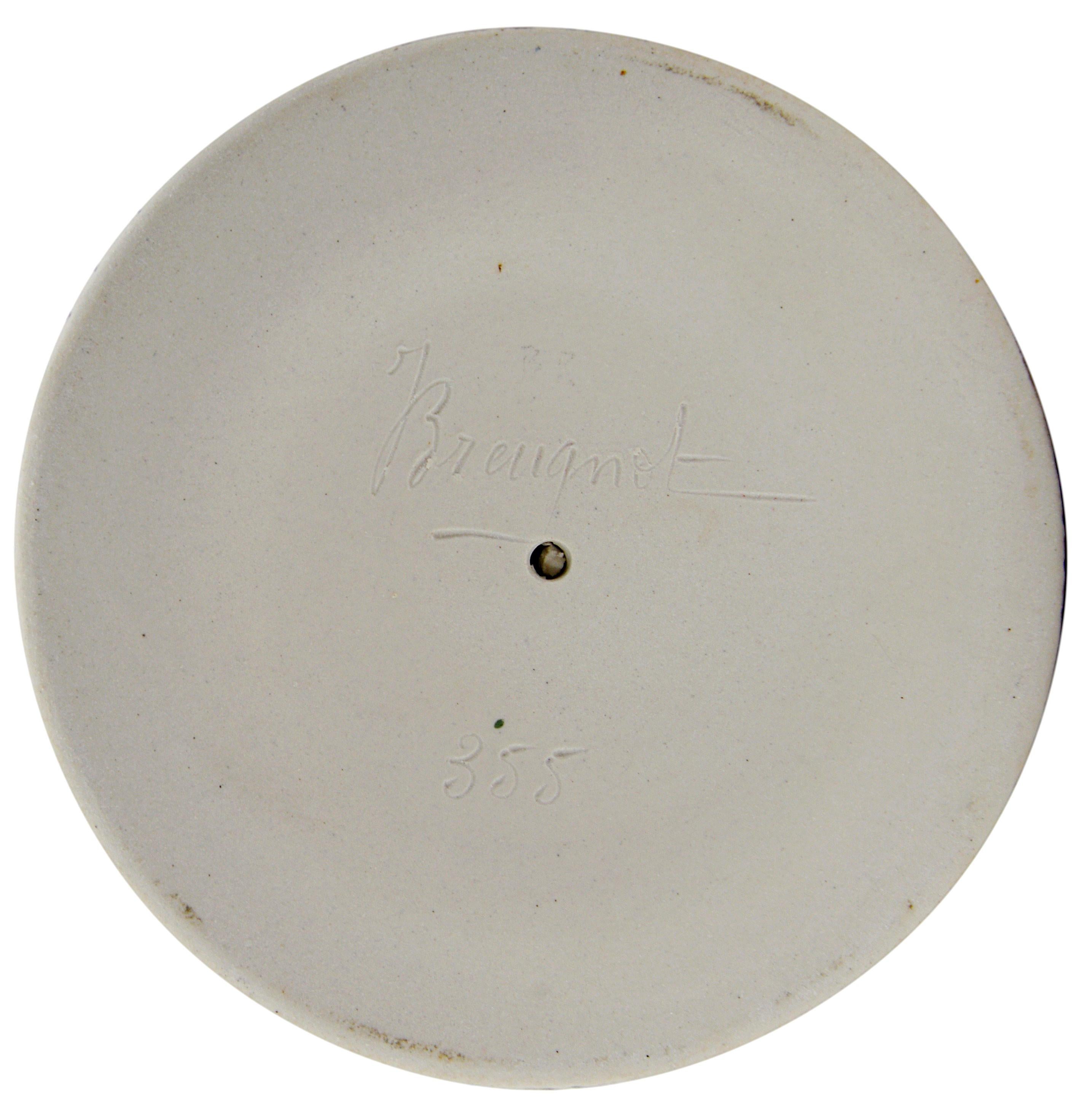 Jacques BREUGNOT Vase aus der Mitte des Jahrhunderts, 1940er Jahre (Mitte des 20. Jahrhunderts) im Angebot