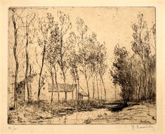 Moulin sous les peupliers; Mill under the poplars