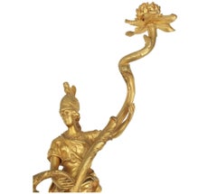 Pair of Exceptional Mars and Minerva Sconces