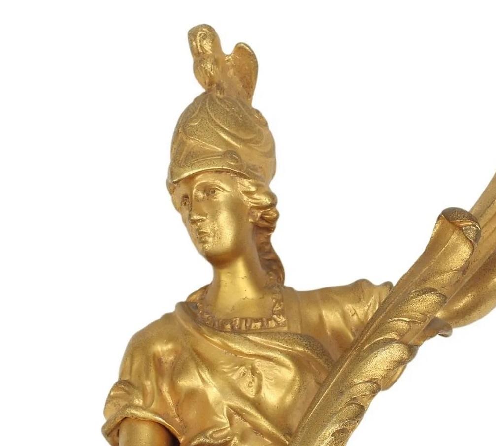 Pair of Exceptional Mars and Minerva Sconces For Sale 1