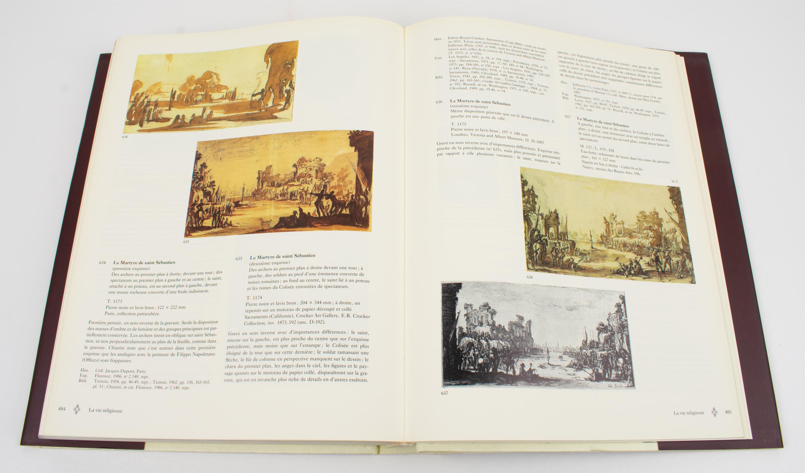 Jacques Callot 1592 - 1635, Libro francese di Paulette Choné, 1992 in vendita 1