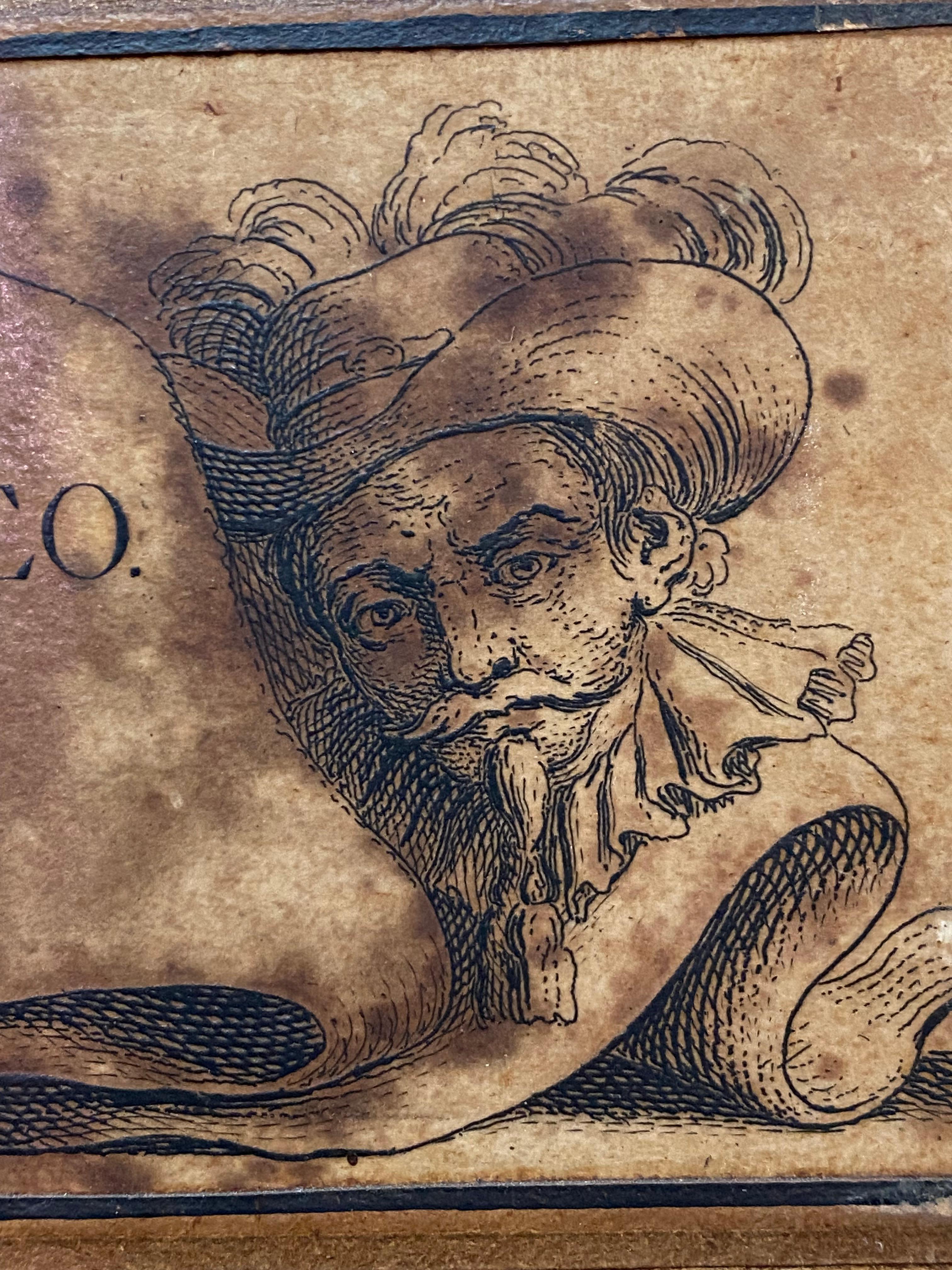 Jacques Callot Scène de bataille du siège de La Rochelle, diviseur de salle en vente 5