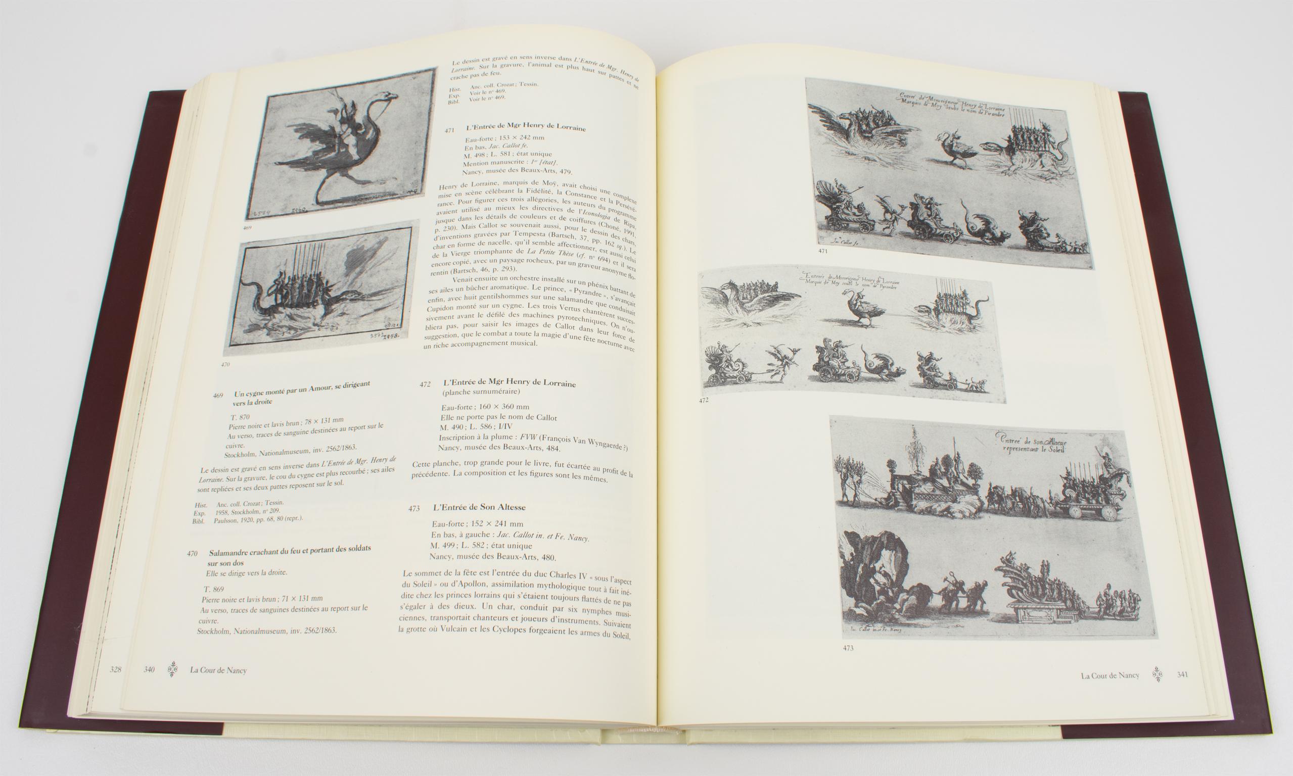 Late 20th Century Jacques Callot, French Book by Paulette Choné, 1992 For Sale