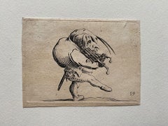 Jacques Callot "Gobbi" Engraving 17th Century