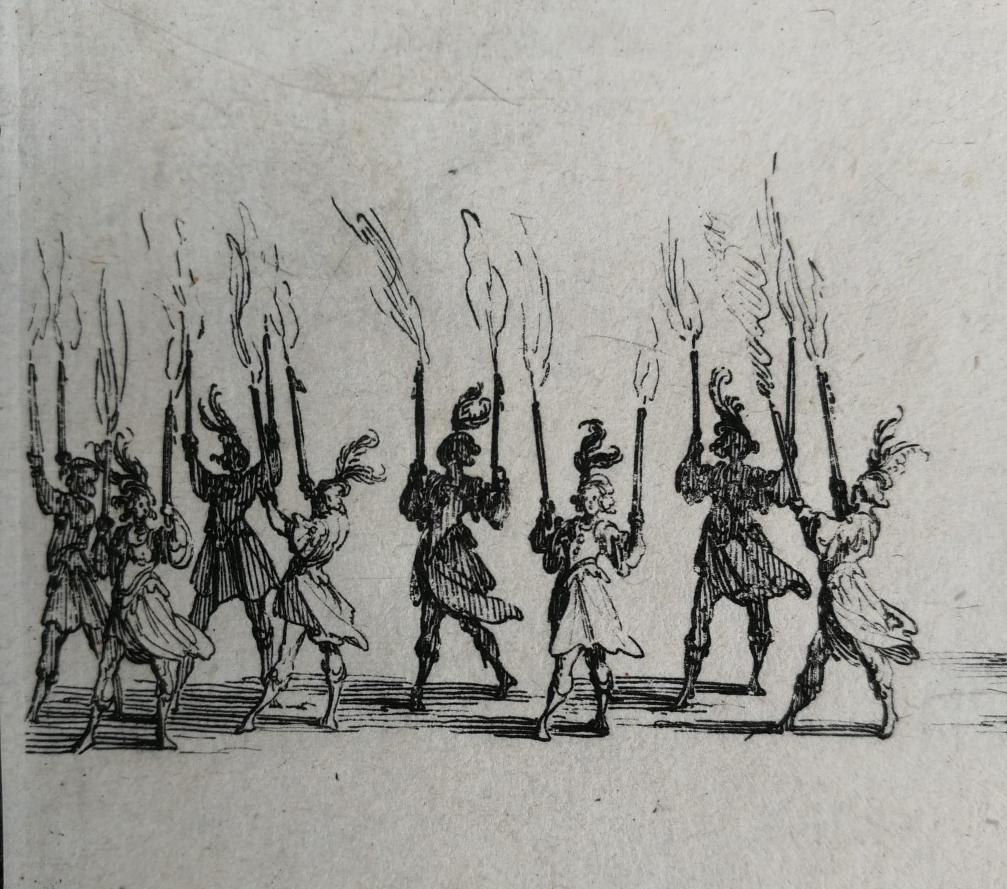 Jacques Callot, Entry of the Prince of Pfaltzbourg, Nancy Court Spectacle, 1627 For Sale 10