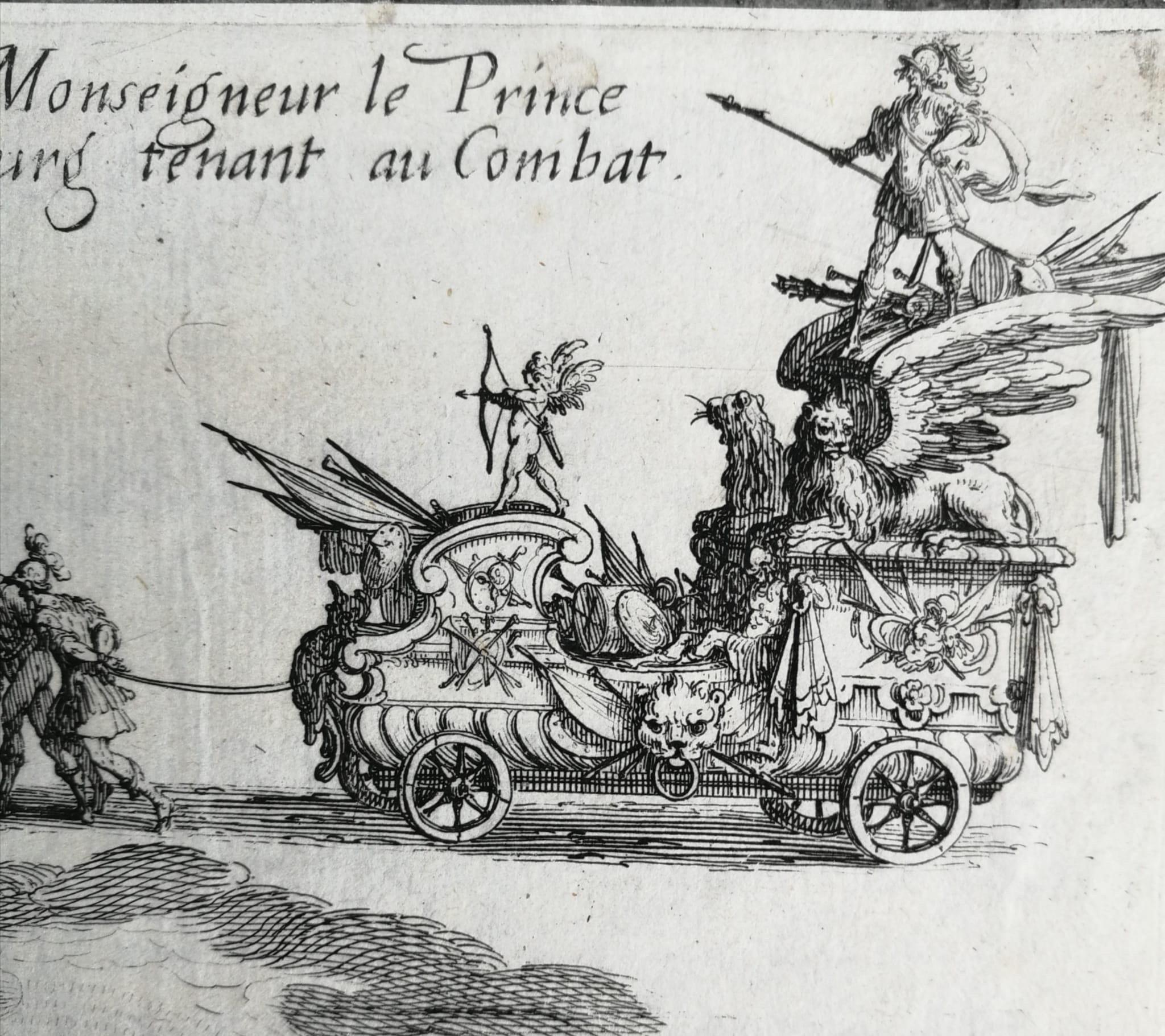 Jacques Callot, Entry of the Prince of Pfaltzbourg, Nancy Court Spectacle, 1627 For Sale 12