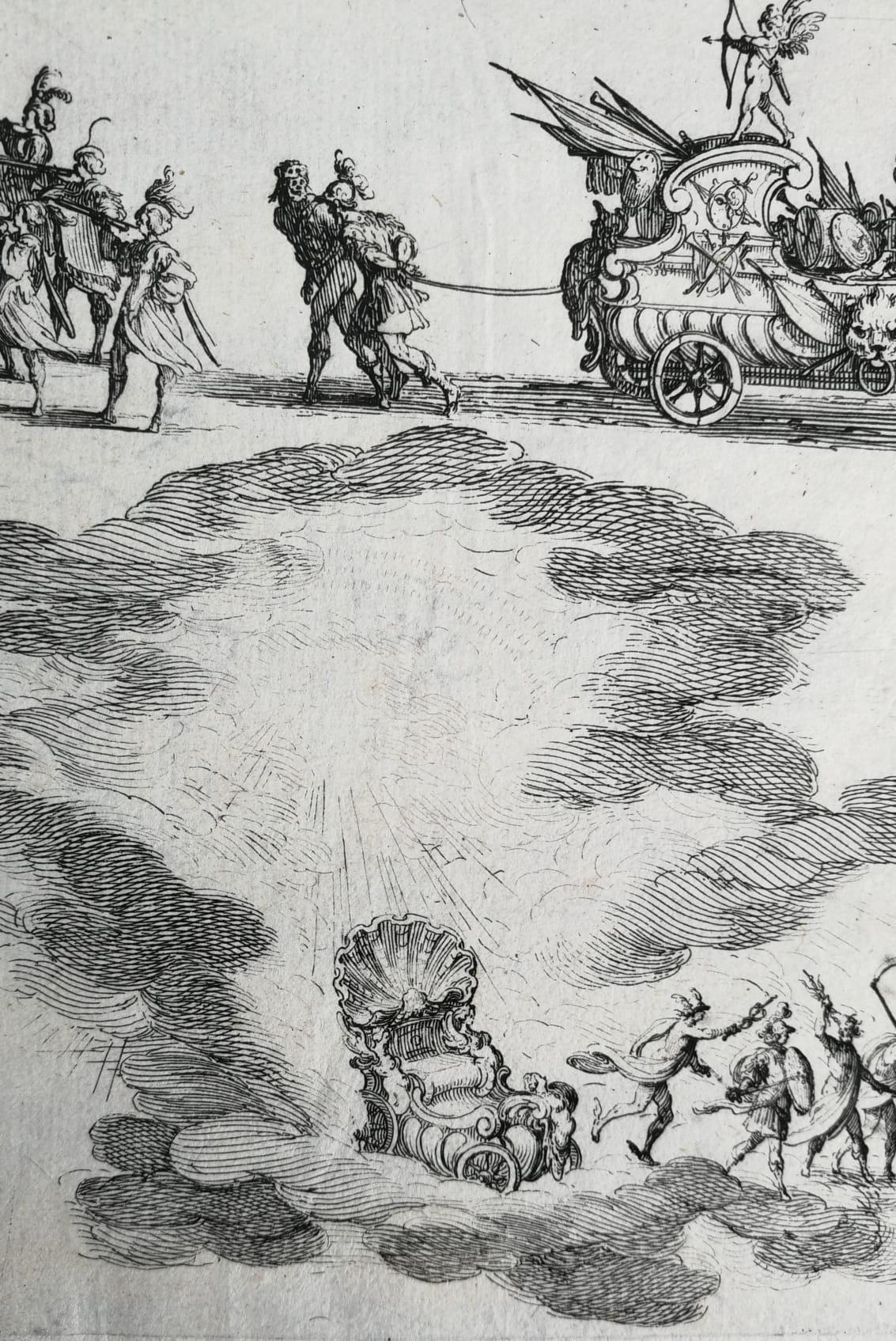 Jacques Callot, Entry of the Prince of Pfaltzbourg, Nancy Court Spectacle, 1627 For Sale 2