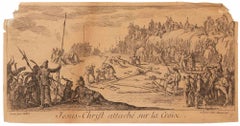 Le Crucifiement - Gravure de Jacques Callot - 1614/24