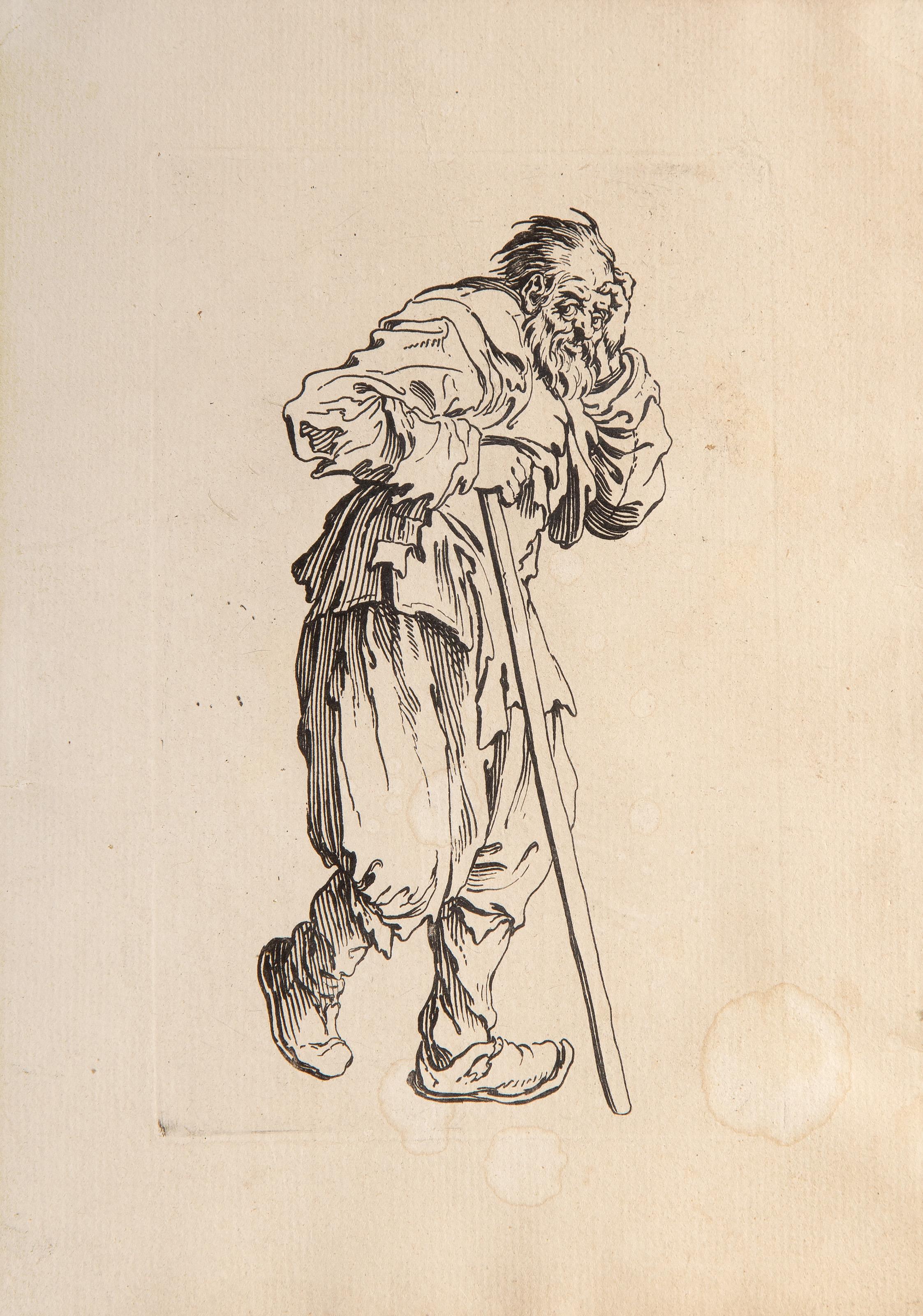 Les Gueux, Baroque Etching by Jacques Callot For Sale 2
