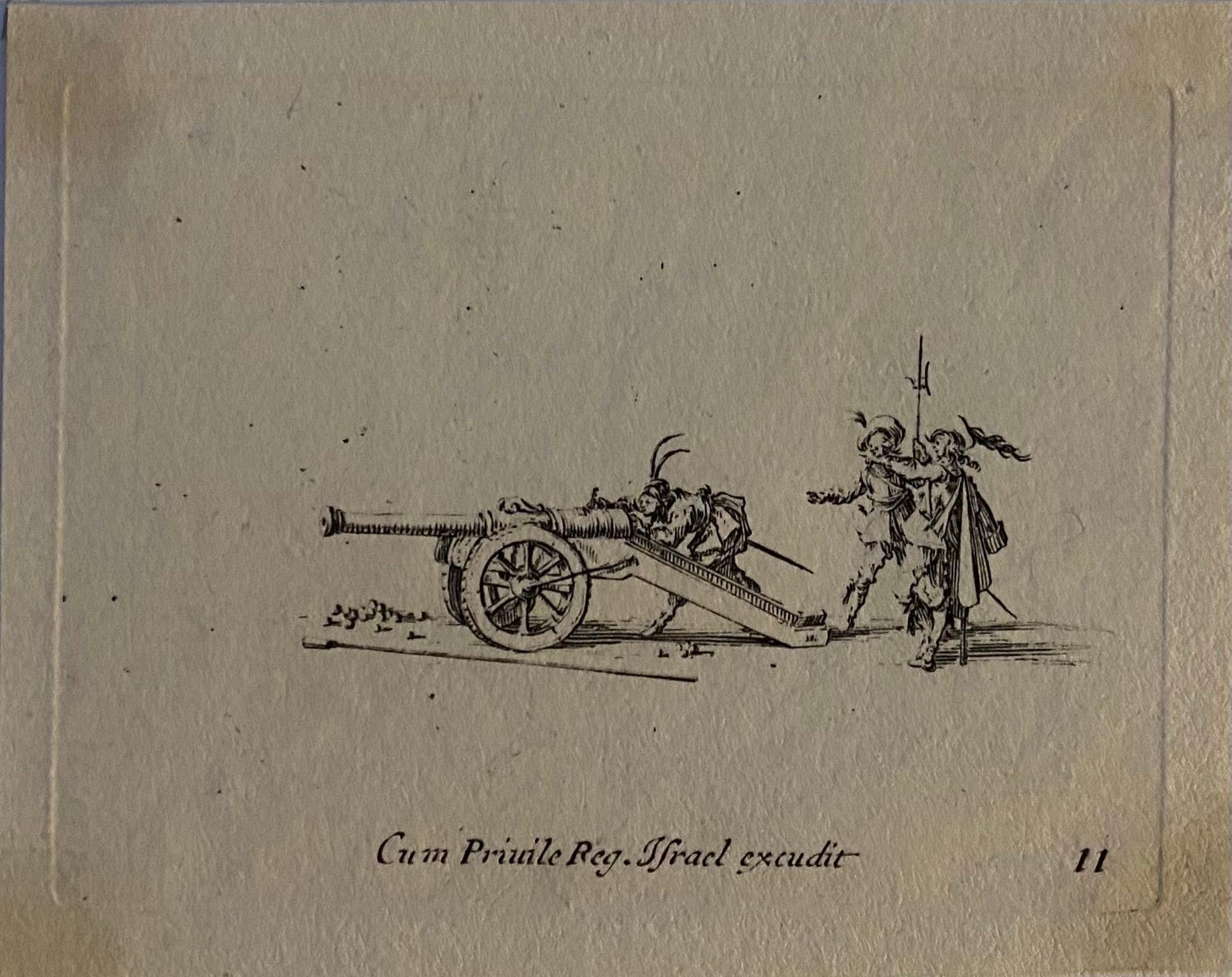 This engraving is part of a series of 13 made by Jacques Callot. It is number 11 and is called 