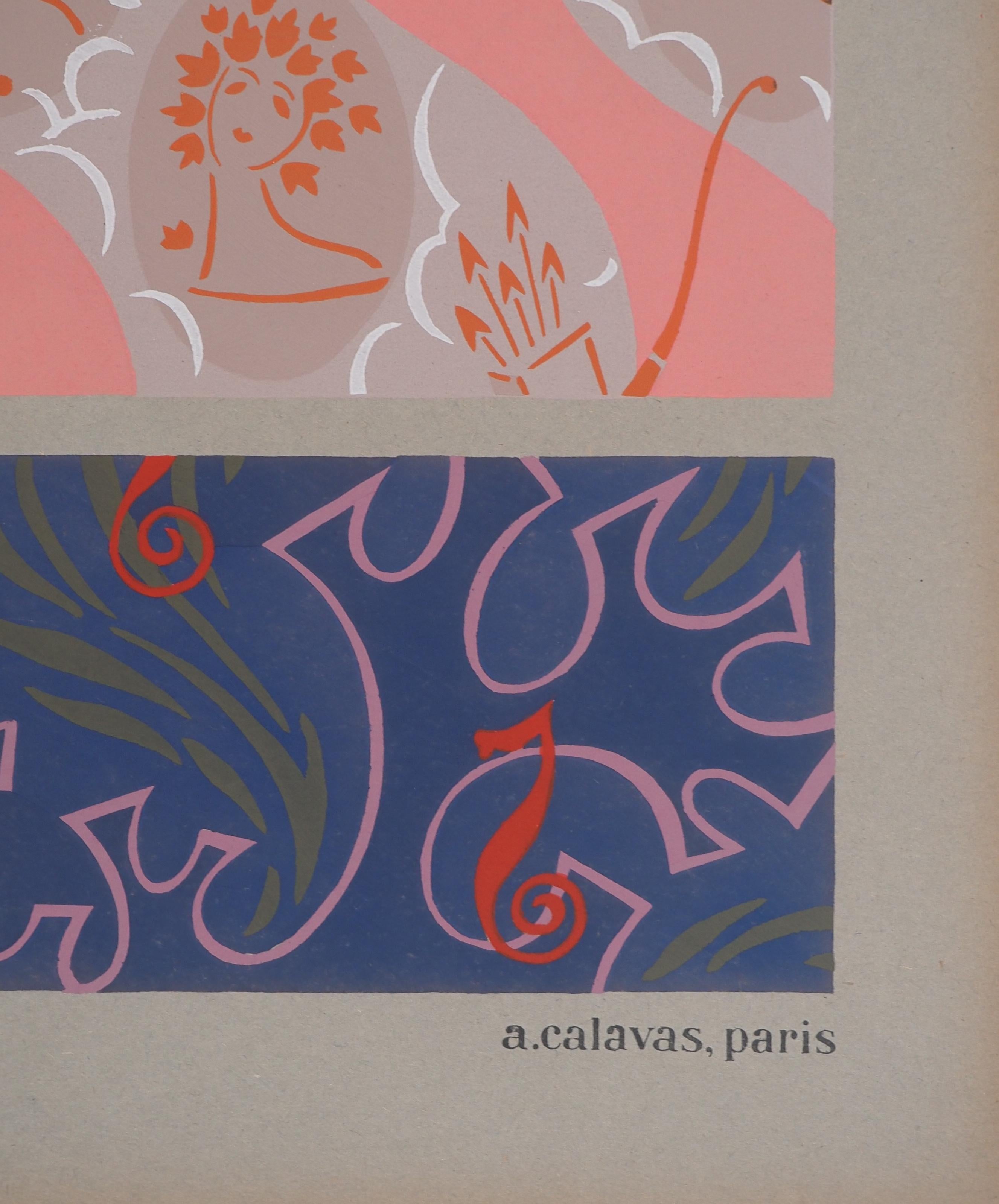 Jacques Camus
The Vine Woman with her Arrows, 1933

Original lithograph and stencil
Unsigned
On paper 39 x 29 cm (c. 15.3 x 11.4 inch)

INFORMATION : This lithograph is part of the 