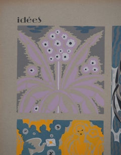 La colombe et le serpent, 1933 - Lithographie originale