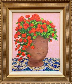Happy Geranium Vase
