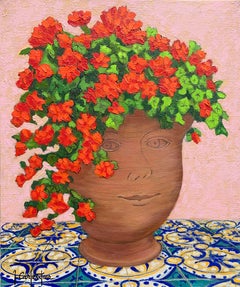 Happy Geranium Vase