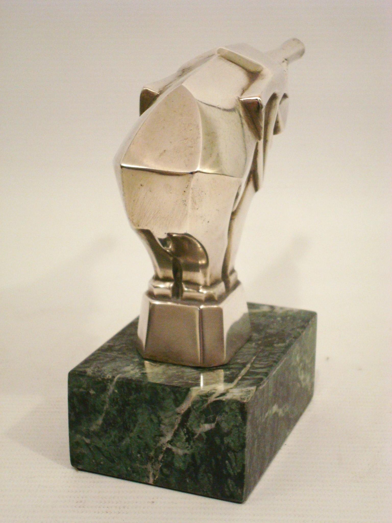 Jacques Cartier Elefant, Art Deco / Kubist Auto Maskottchen / Hood's Ornament 1920er Jahre im Zustand „Gut“ in Buenos Aires, Olivos