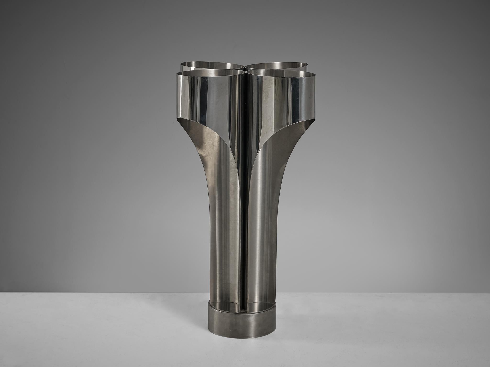 Jacques Charles for Maison Charles Table Lamp in Chrome 2