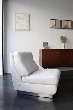 Jacques Charpentier lounge chair and ottoman, 1970s