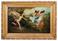 D'après l'huile "Quadrige de Cupidon" de Jacques Wagrez