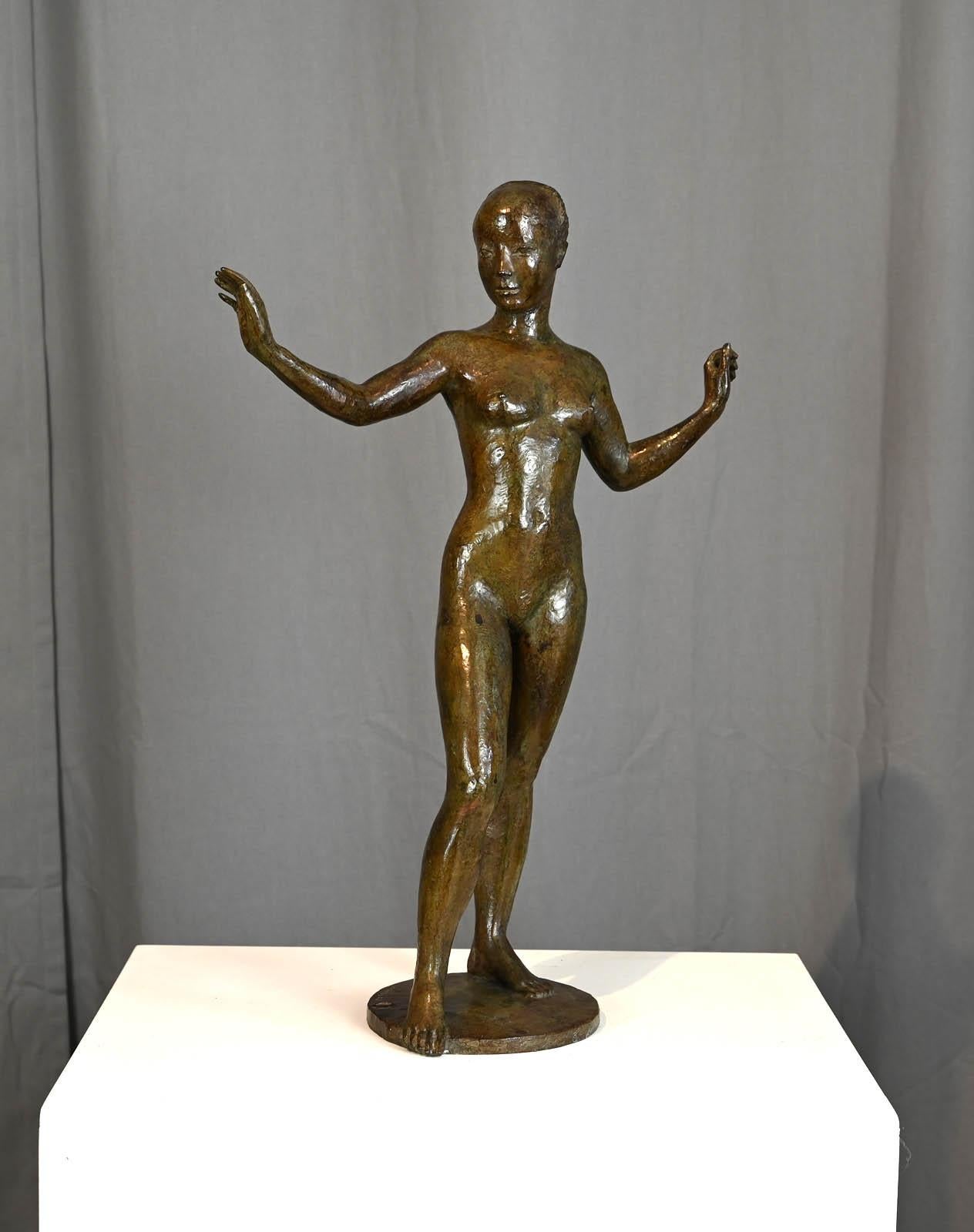 Jacques COQUILLAY (né en 1935) 

Marie

Original bronze
Size : 56x39x17cm
Copy No. 4/8
Signature and numbered on the base.
Original bronze made with “lost wax”
The edition of the bronzes is limited by law to 8 copies, supplemented by 4 annotated