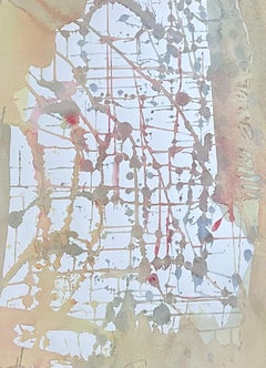 French Expressionist Abstract Original Beige Colours