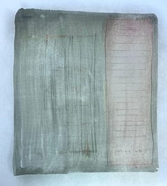 Jacques Coulais (1955-2011) - French Expressionist Abstract Original Grey Square Colours Vintage French Expressionist Abstract Original Grey Square Colours