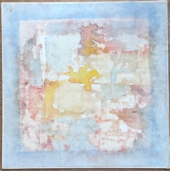 French Expressionist Abstract Original Light Blue Colours