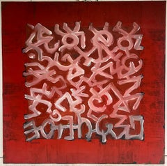 French Expressionist Abstract Original Painting Artists Studio Provenance