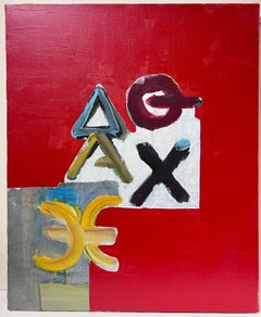 Expressionniste français - Peinture abstraite originale - Artiste - Provenance de l'atelier