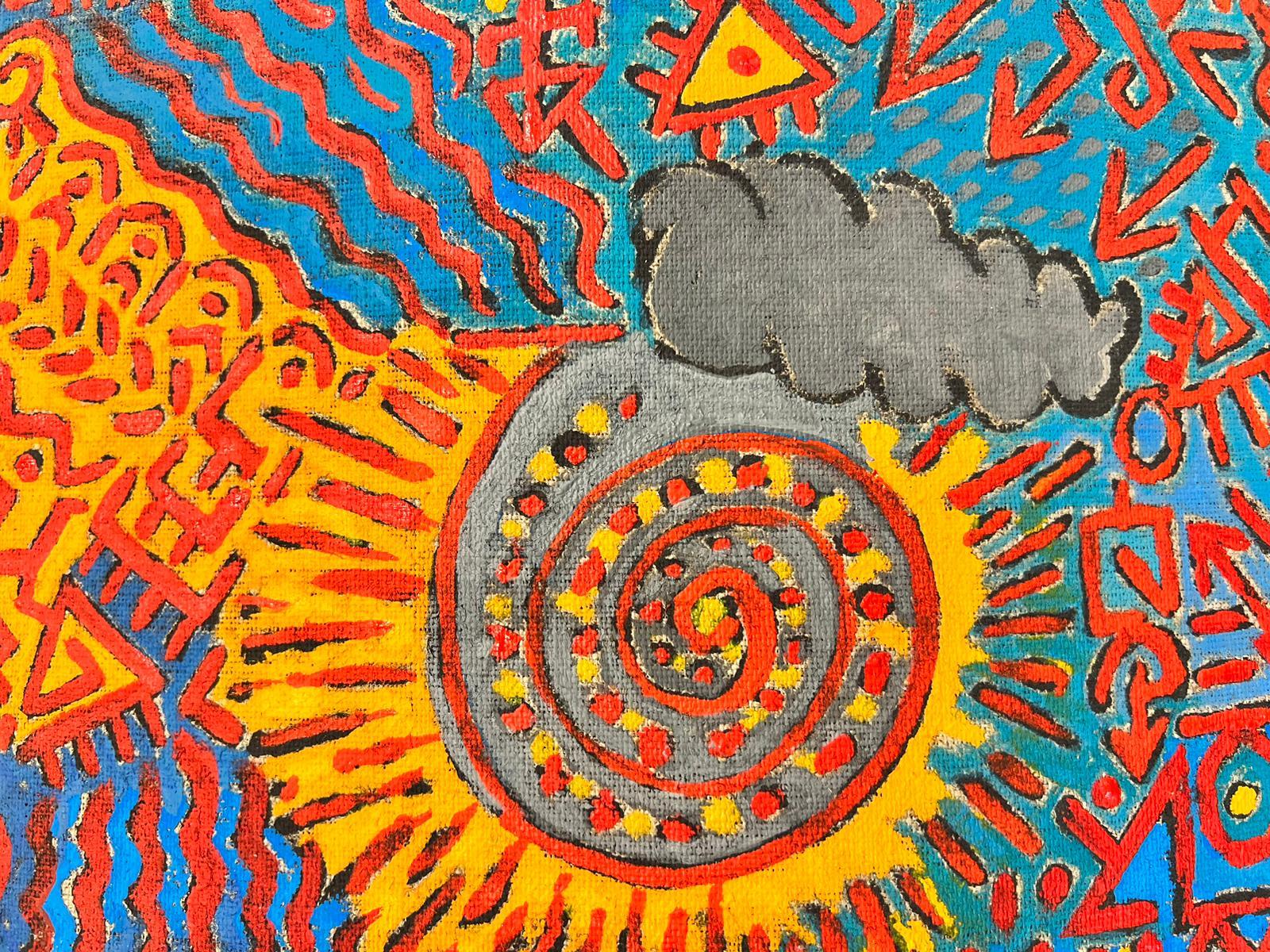 Composizione espressionista astratta
di Jacques COULAIS (1955-2011)
dipinto a olio su tela non tesa
senza cornice: 14 x 21 pollici
condizioni: ottime e impressionanti
provenienza: tutti i dipinti di questo artista che abbiamo in vendita provengono