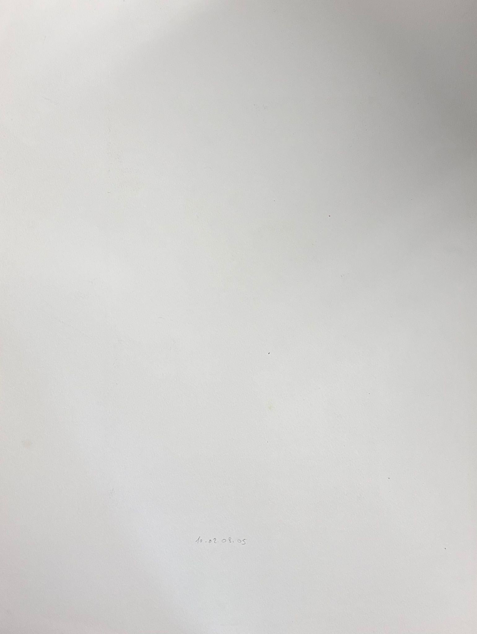 Abstrakt-expressionistische Komposition 
von Jacques COULAIS (1955-2011) Aquarell auf dickem Karton
ungerahmt: 26 x 20 Zoll
Zustand: ausgezeichnet
Provenienz: Alle Gemälde, die wir von diesem Künstler zum Verkauf anbieten, stammen aus dem Studio des