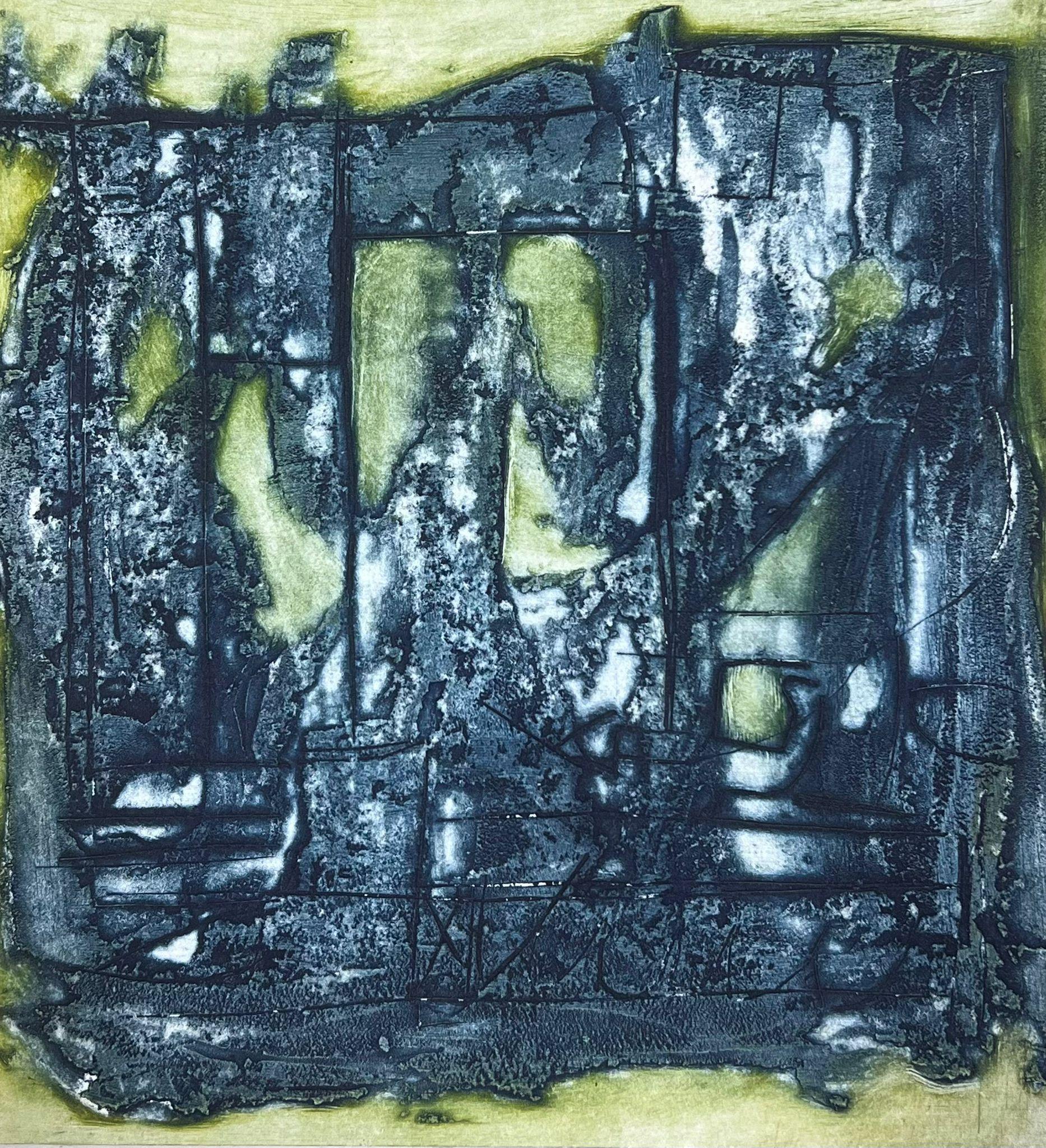 Abstract Painting di Jacques Coulais (1955-2011) - Pittura originale astratta espressionista francese