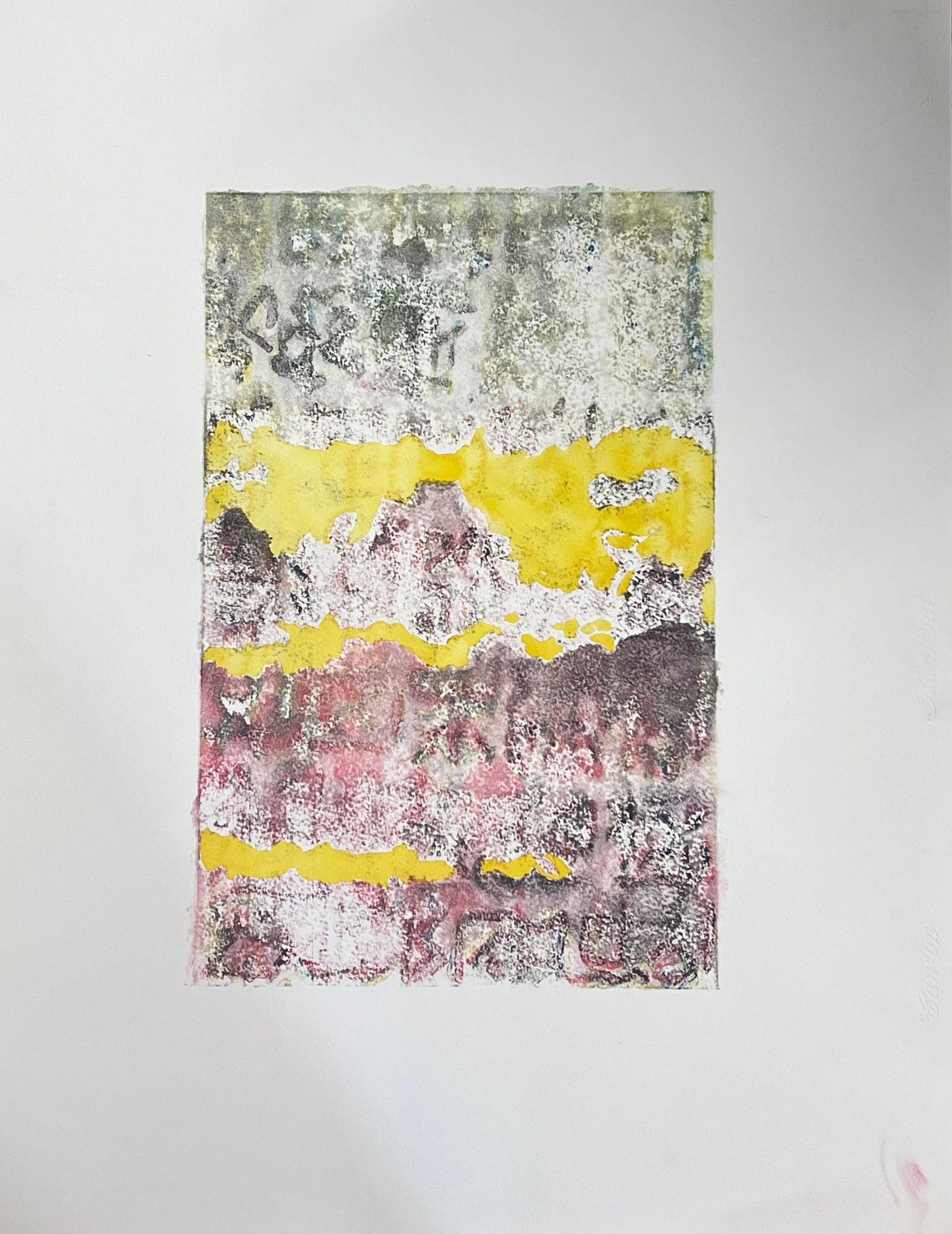 Abstract Painting Jacques Coulais (1955-2011) - Peinture abstraite expressionniste française d'origine
