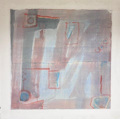Énorme peinture abstraite expressionniste française originale Studio d'artistes Provenance