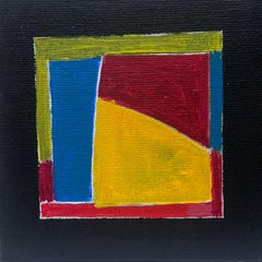 Pair Of French Expressionist Abstract Paintings Artists Studio Provenance