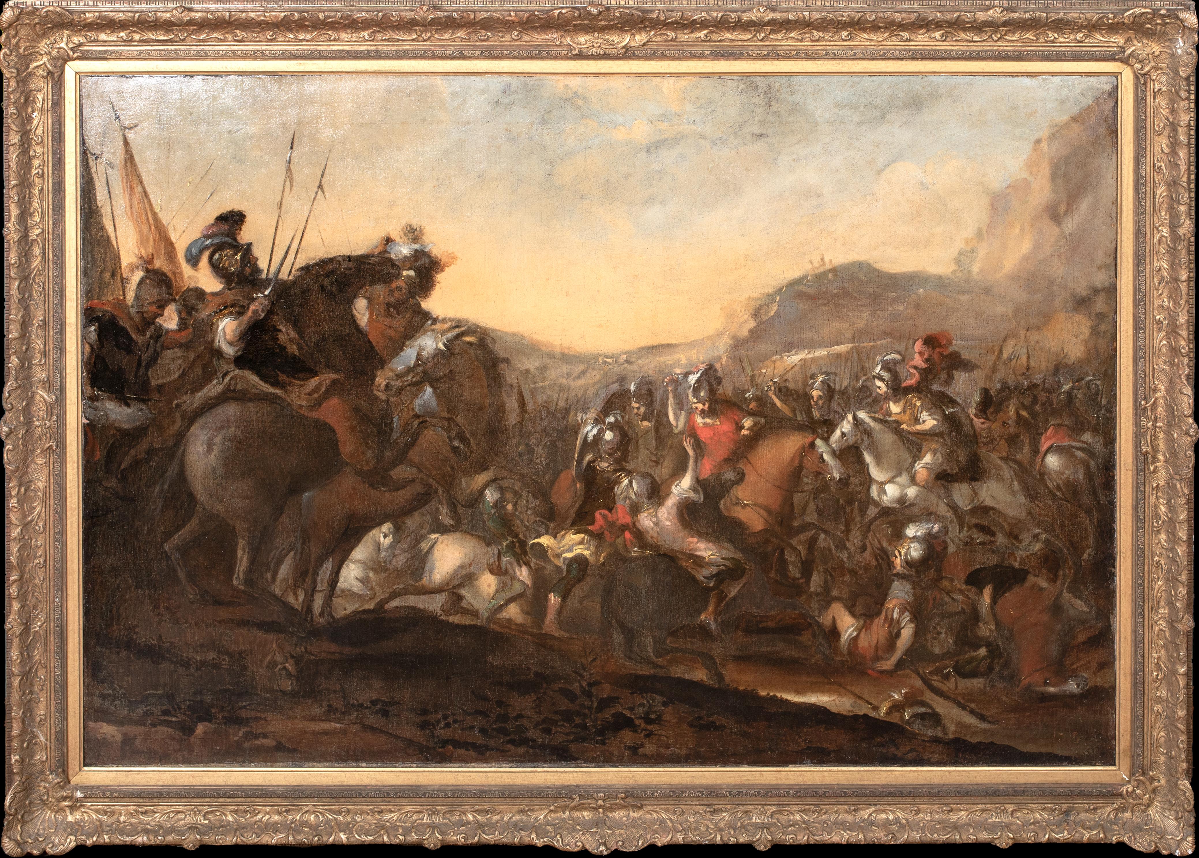 Portrait Painting de Jacques Courtois - Batalla de Marignano, siglo XVII - Guerras medievales italianas - Rey Francisco I