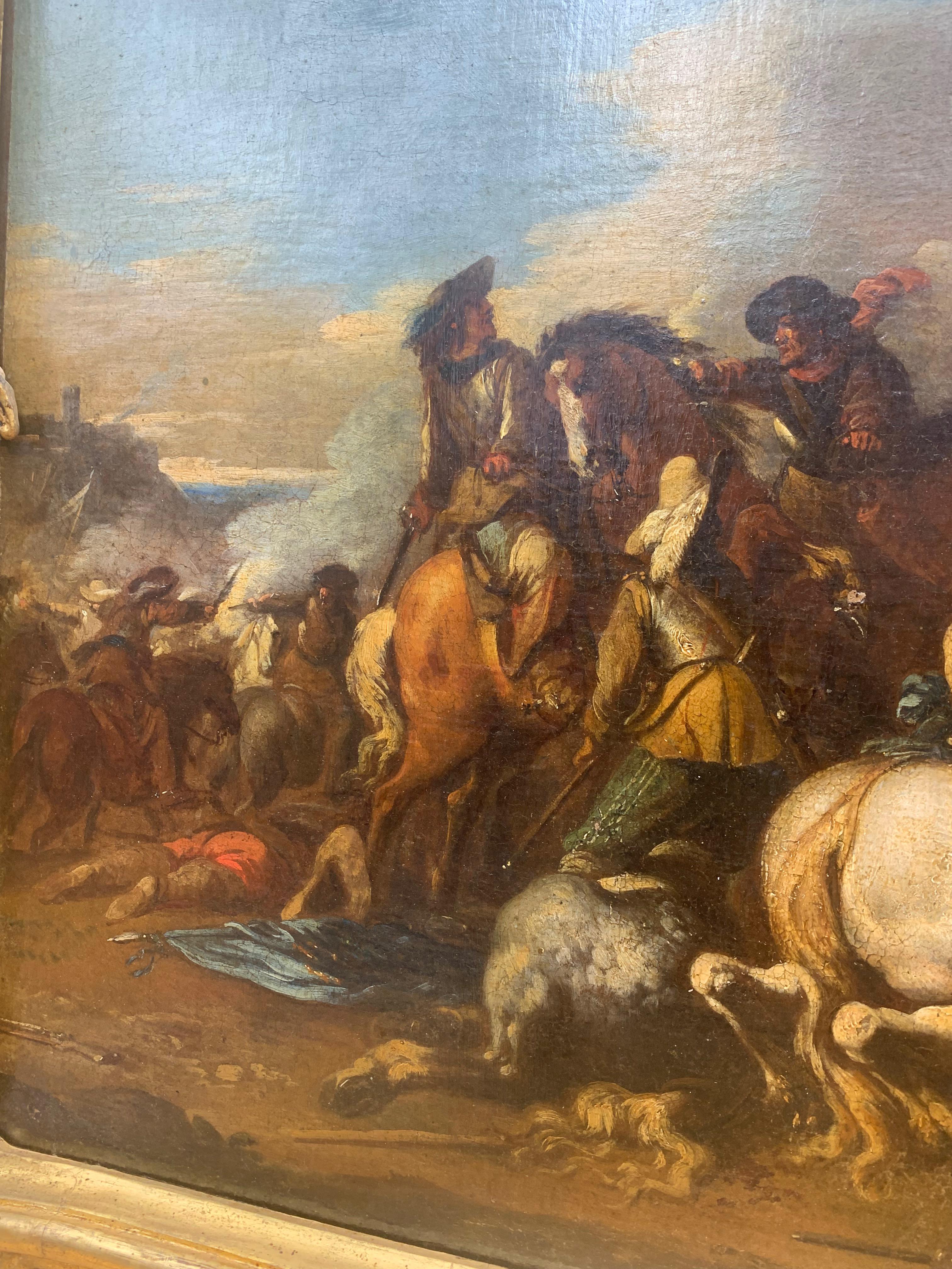 Battle scene with cavalry 1