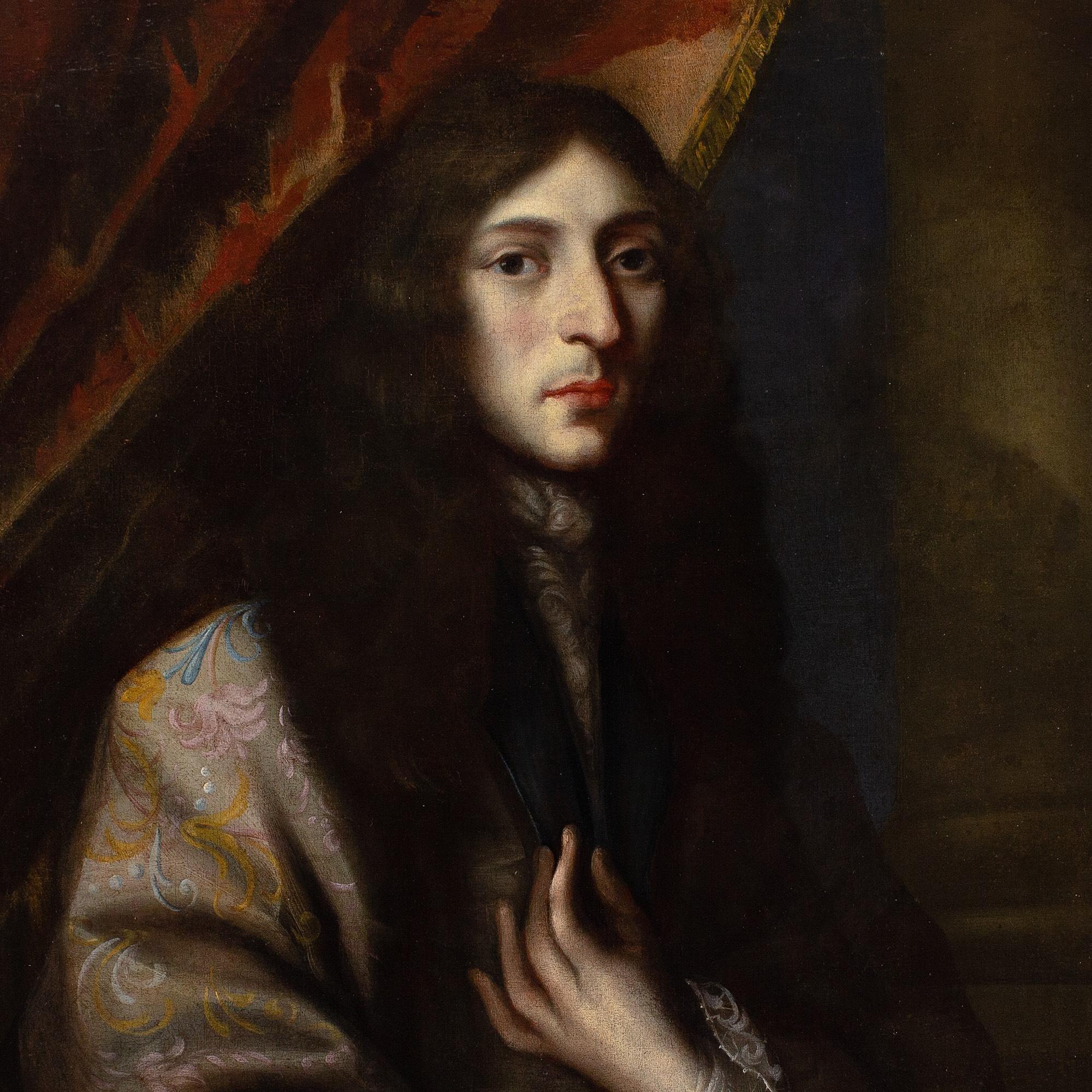 Jacques d'Agar (Cerchio), Ritratto di gentiluomo in abito di seta in vendita 4