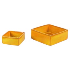 JACQUES & DANI RUELLAND - 2 vide-poches ceramic - France, circa 1960