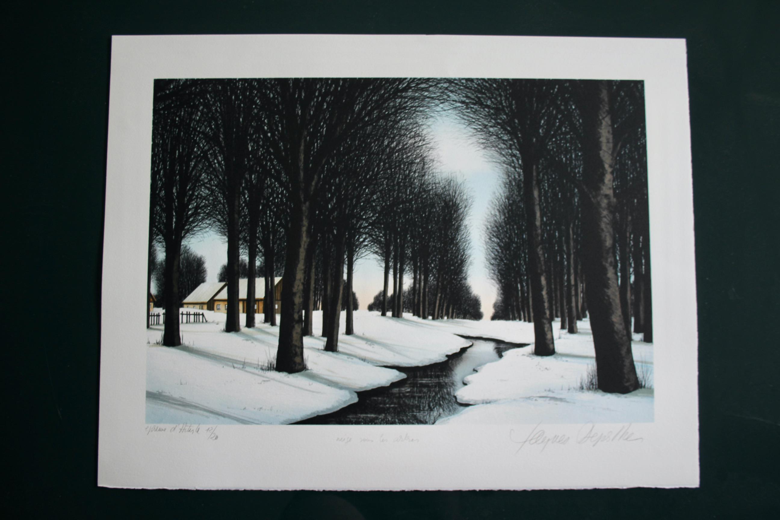 Jacques deperthes litografia circa 1970 
