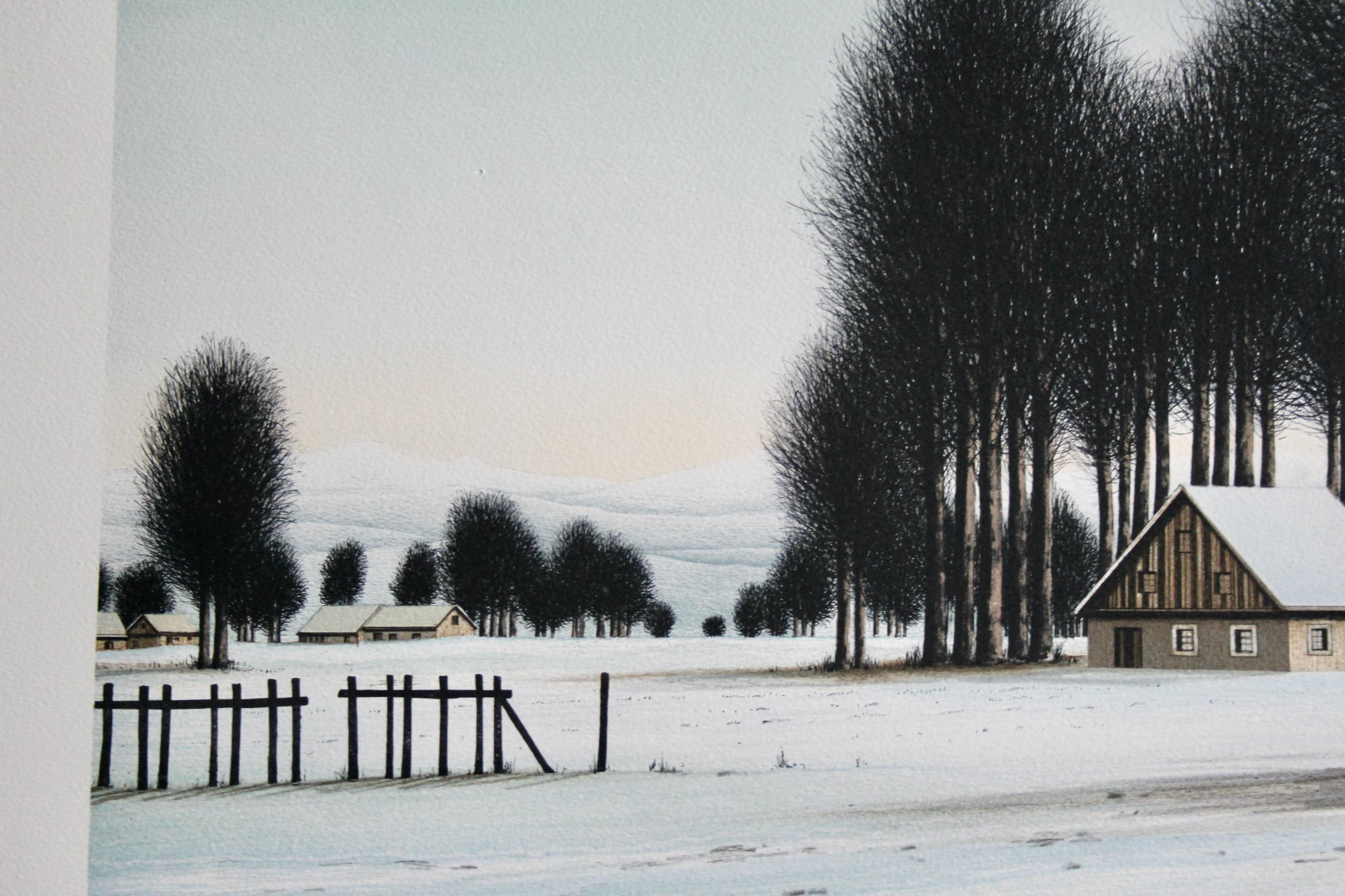Français Jacques deperthes lithographie circa 1970 en vente