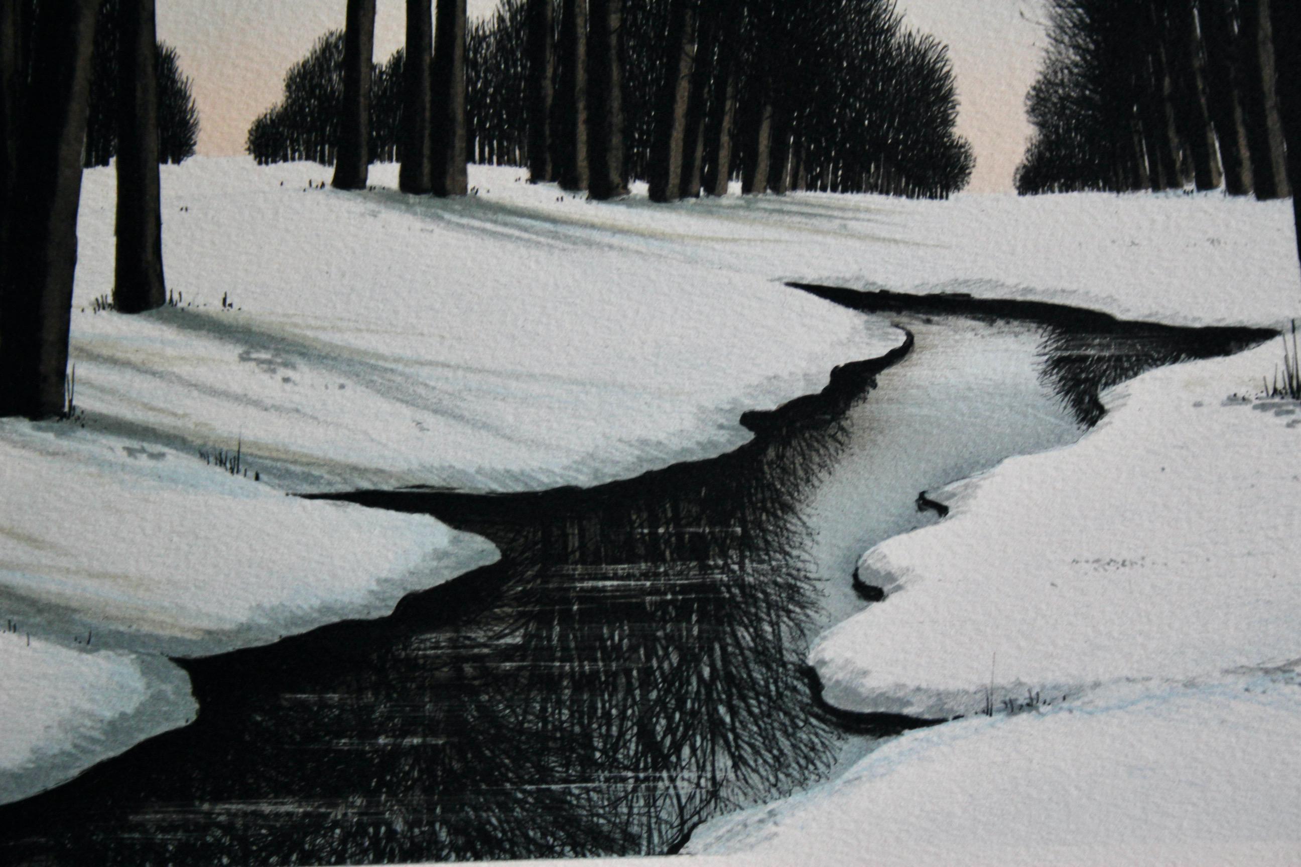 Carta Jacques deperthes litografia circa 1970 in vendita