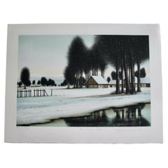 Jacques deperthes lithographie circa 1970